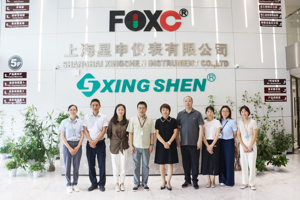 上海市浦东新区宣桥镇党委副书记朱红惠一行赴上海星申仪表一线“送清凉”慰问活动